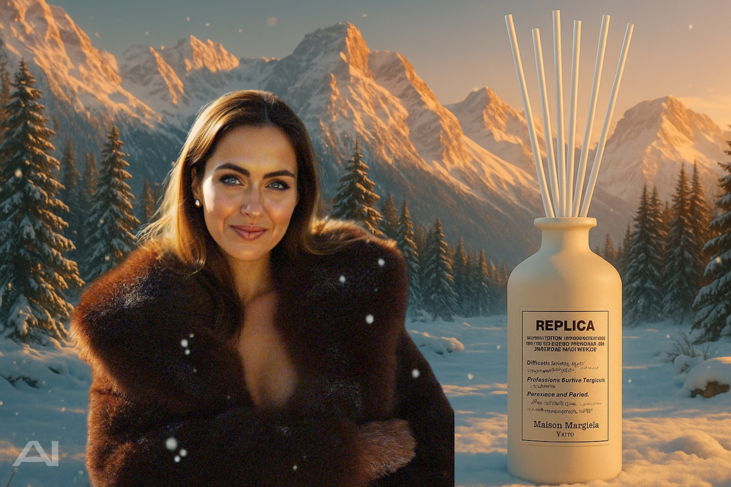 ai winter image with replica diffuser